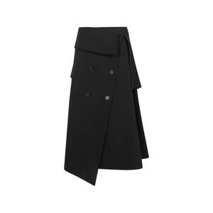 Róhe Black Skirts - Asymmetric & Draped Skirts Women